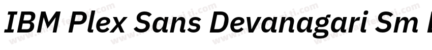 IBM Plex Sans Devanagari Sm Bld字体转换
